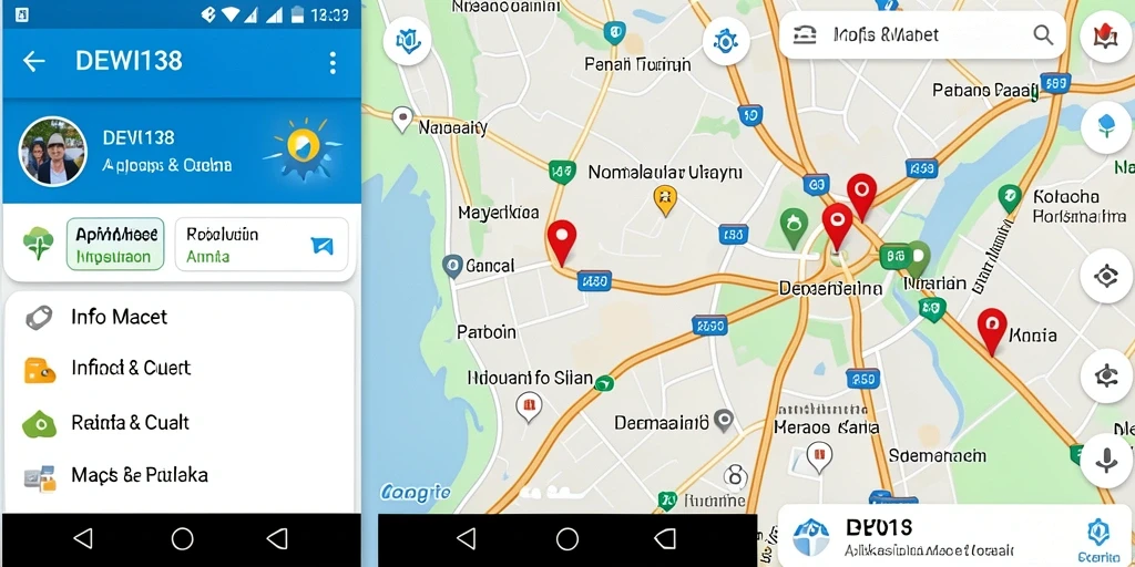 Tampilan antarmuka DEWI138 yang jelas dan informatif tentang kondisi lalu lintas.
