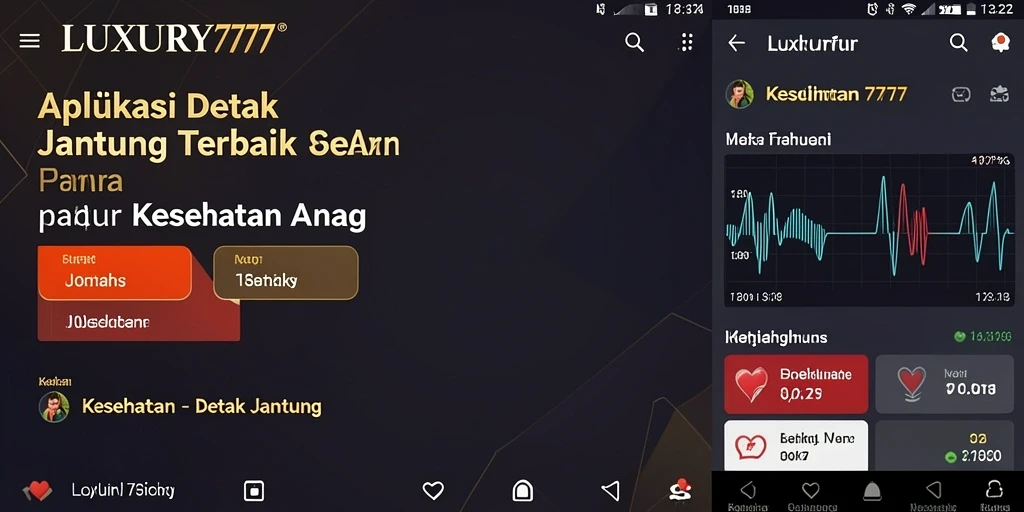 Tampilan antarmuka LUXURY777 untuk detak jantung yang menarik.