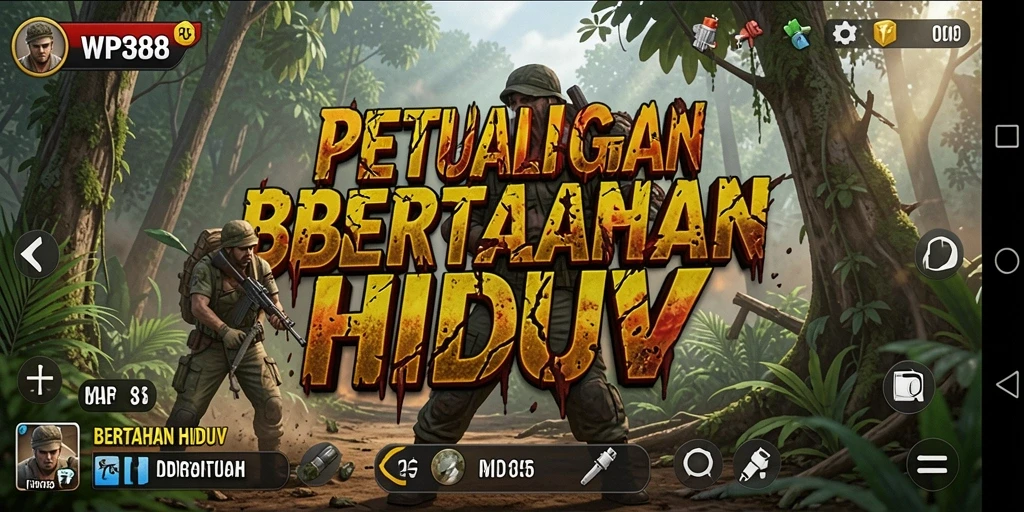 Antarmuka WP888 menampilkan dunia Bertahan Hidup yang menarik dan menantang.